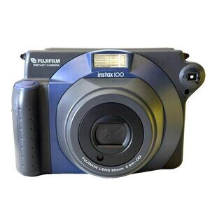 Vintage Fujifilm Instax 100 Instant Film Camera Wide Format Fujinon Lens JAPAN